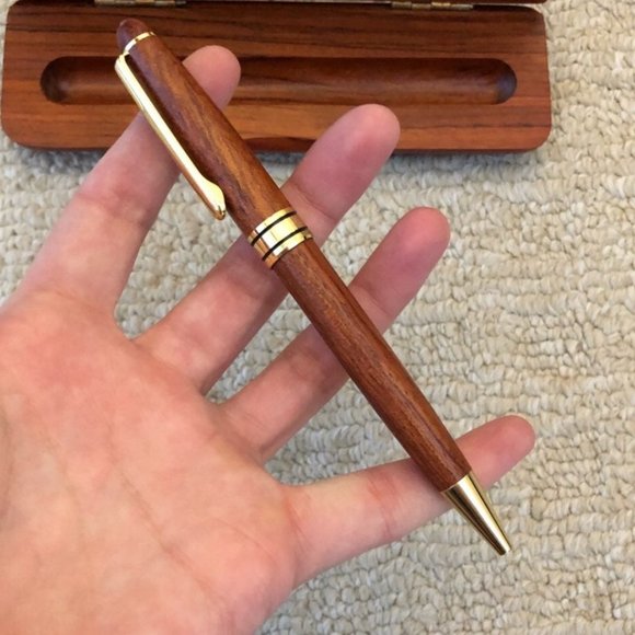 Teak Wood Hawaii ‘Aloha’ Pen & Case - Picture 7 of 8